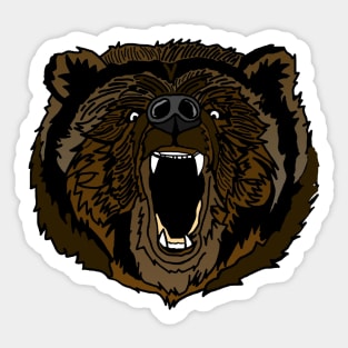 Grizzly Bear Sticker